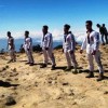 Anggota tarung drajat satlat uniku saat mengikuti penyabikan di puncak Ciremai.
